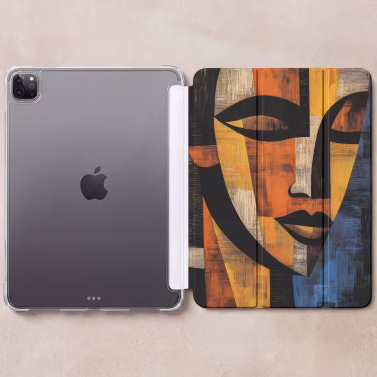 iPad-Hülle - Abstrakt - Porträt - Farbfelder — 6