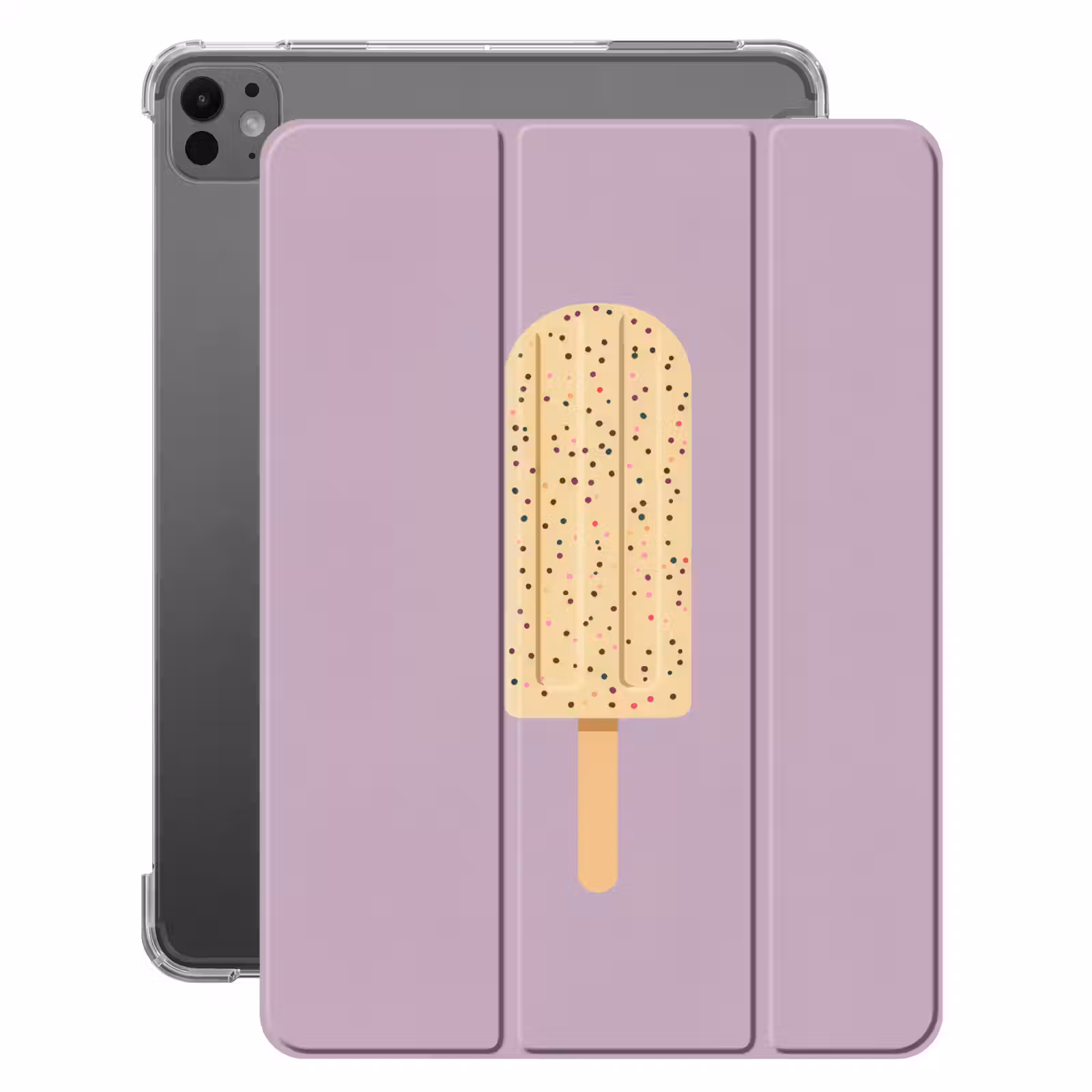 iPad-Hülle - Beige - Eiscreme - Sprenkeln — 1