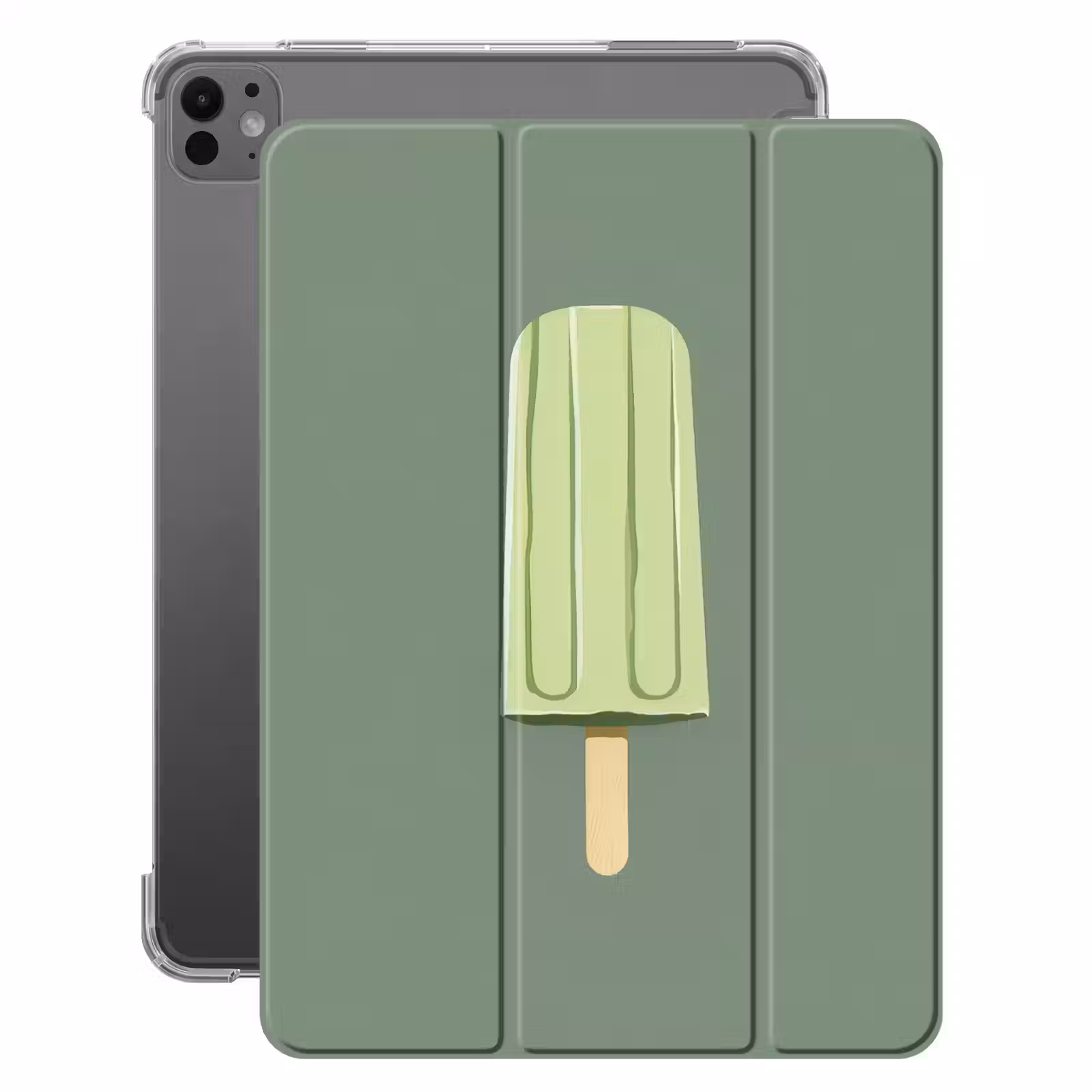 iPad-Hülle - Grün - Wassereis - Stock - Illustration — 1