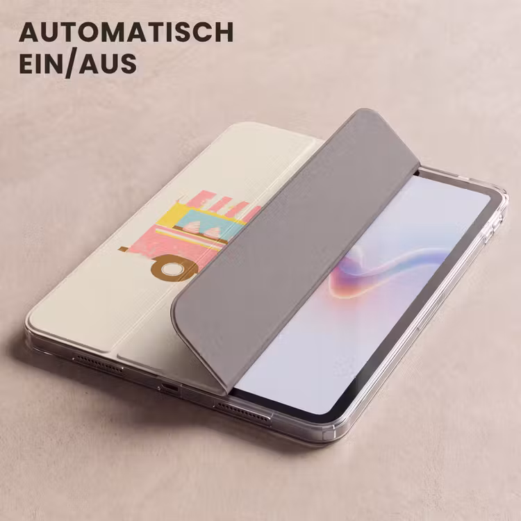 iPad-Hülle - Eiscreme-Wagen - Retro - Softeis - Rosa — 5