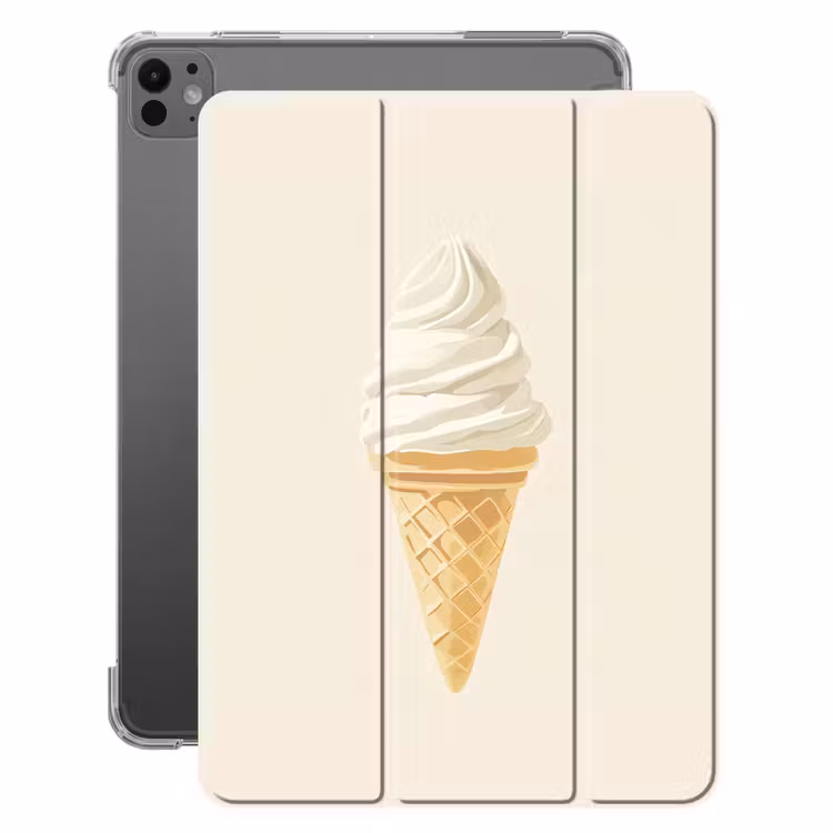 iPad-Hülle - Eiswaffel - Weiß — 1