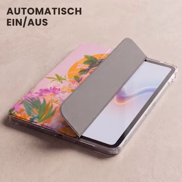 iPad-Hülle - Frau - Abstrakt - Kreis - Blumen — 5