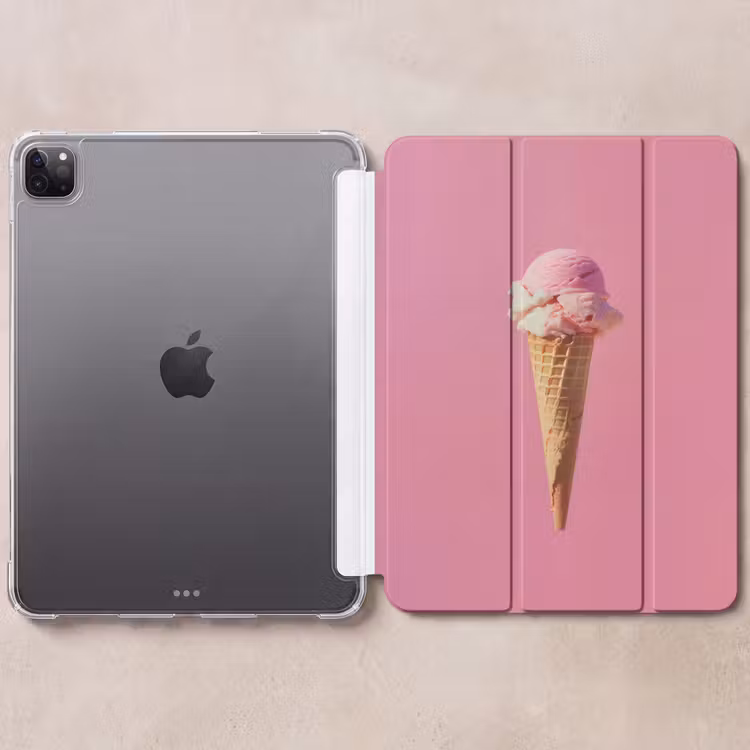 iPad-Hülle - Horn - Schaufel Eiscreme - Rosa — 6