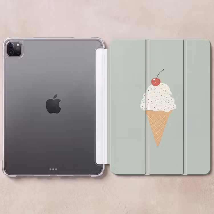 iPad-Hülle - Illustration - Eiscreme - Sprenkeln - Kirsche — 6