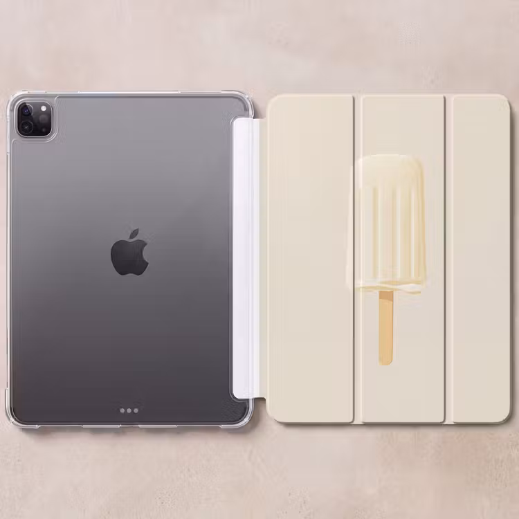 iPad-Hülle - Minimalistisch - Wassereis - Stick - Beige — 6
