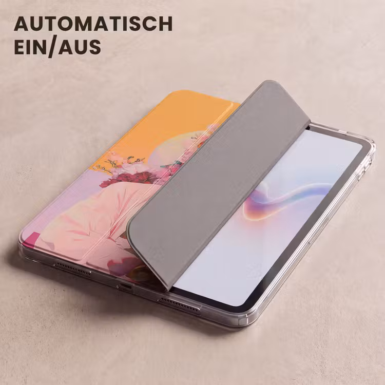iPad-Hülle - Porträt - Frau - Abstrakt - Blumen — 5