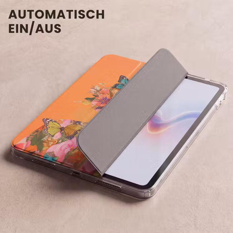 iPad-Hülle - Schmetterlinge - Frau - Sonnenbrille - Bunt — 5