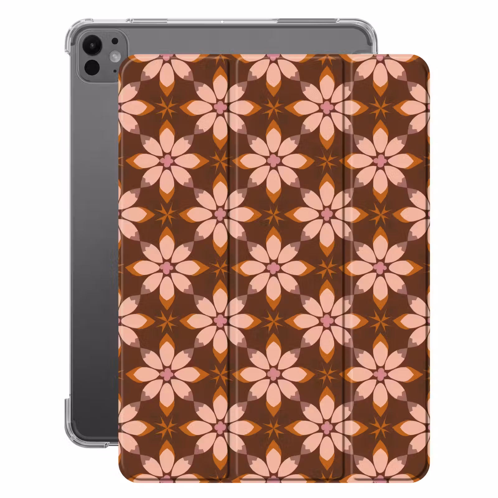 iPad-Hülle - Klassisch - Retro - Braun — 1