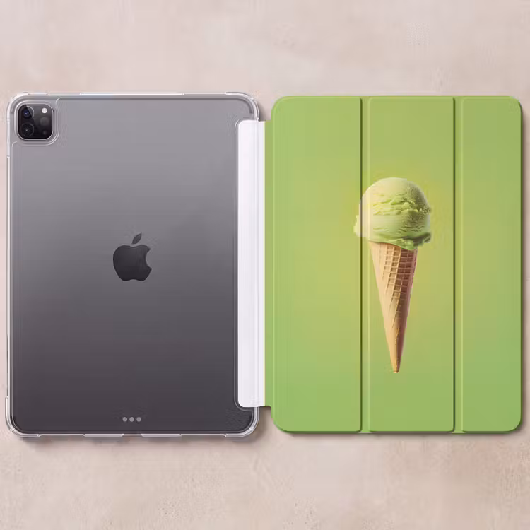 iPad-Hülle - Horn - Schaufel Eiscreme - Grün — 6