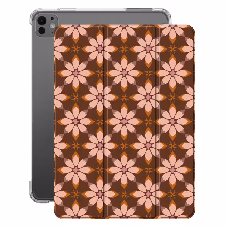 iPad-Hülle - Klassisch - Retro - Braun — 1