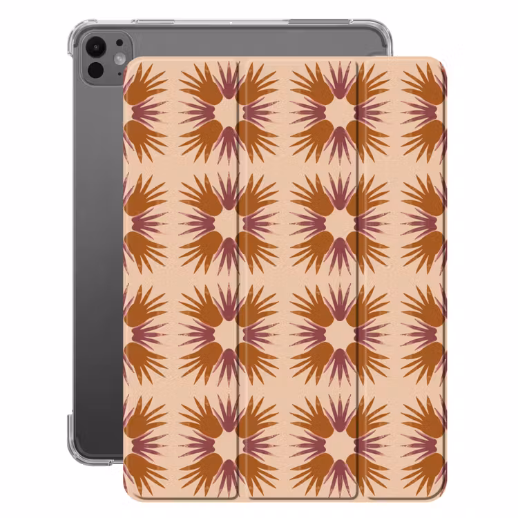 iPad-Hülle - Ornament - Muster - Ocker — 1