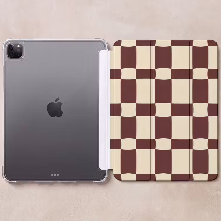 iPad-Hülle - Retro - Muster - Braun — 6