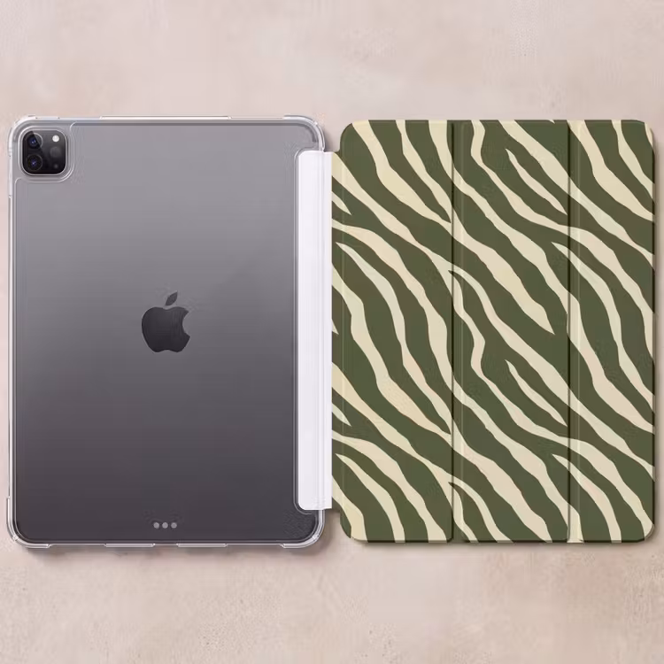 iPad-Hülle - Zebra - Muster - Grün — 6