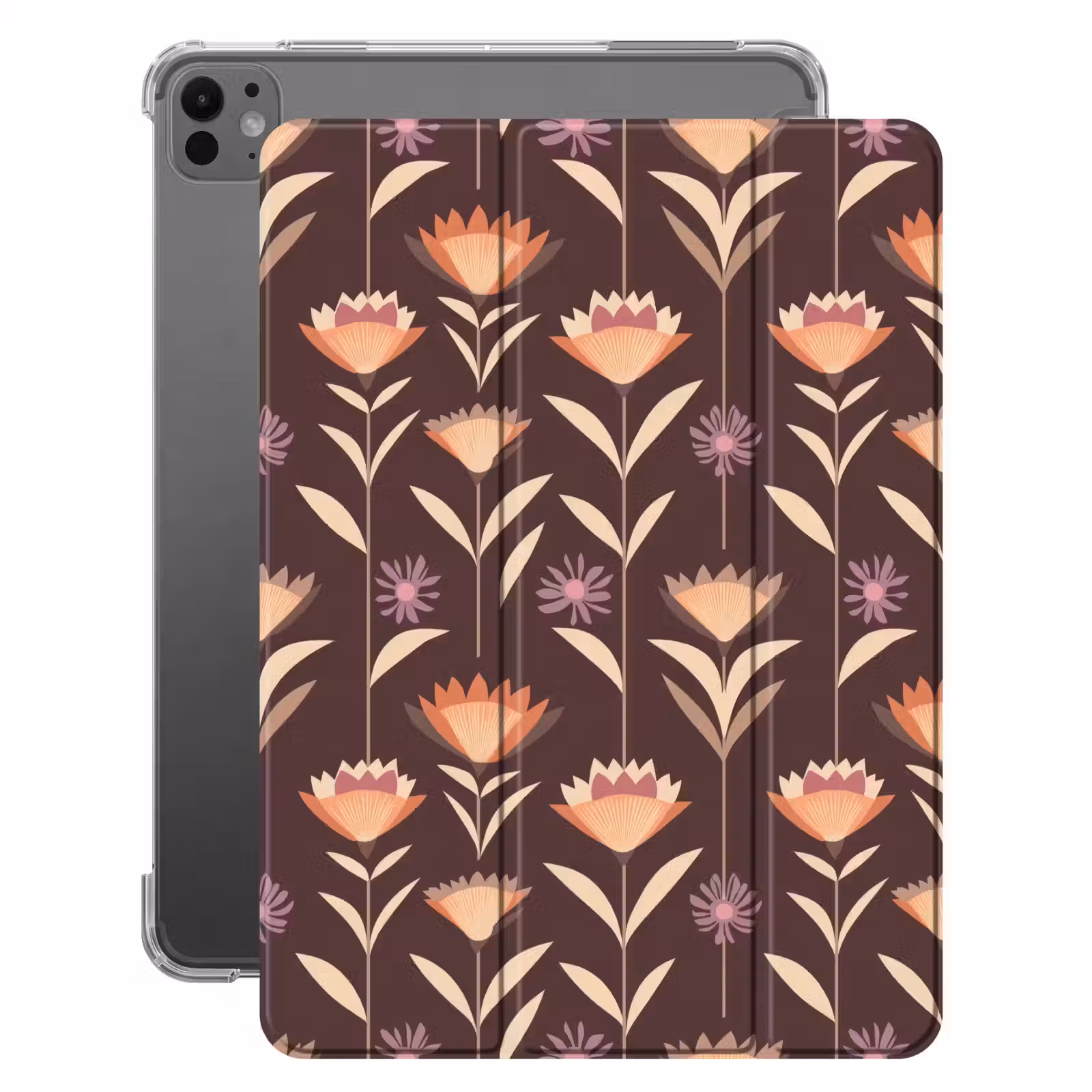 iPad-Hülle - Elegant - Retro - Braun — 1