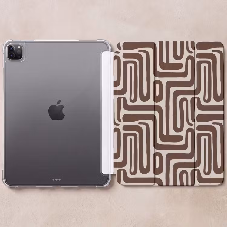 iPad-Hülle - Abstrakt - Muster - Braun — 6