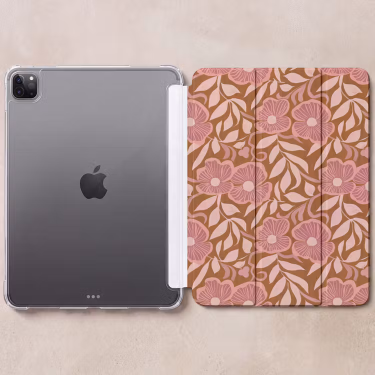 iPad-Hülle - Atmosphäre - Blumen - Rosa — 6