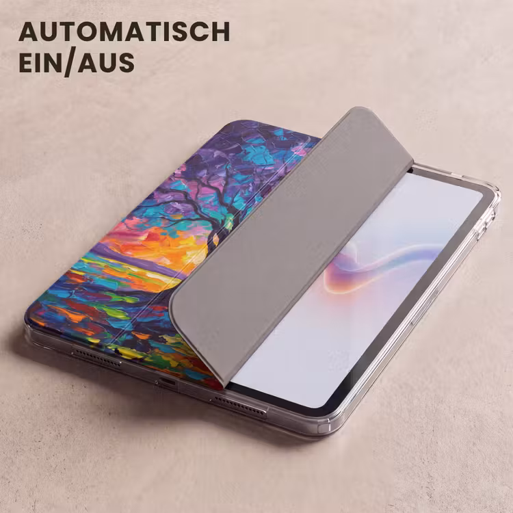 iPad-Hülle - Baum - Landschaft - Natur - Abstrakt - Farbenfroh — 5