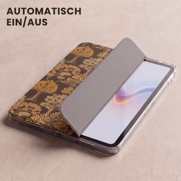 iPad-Hülle - Bäume - Muster - Braun — 5