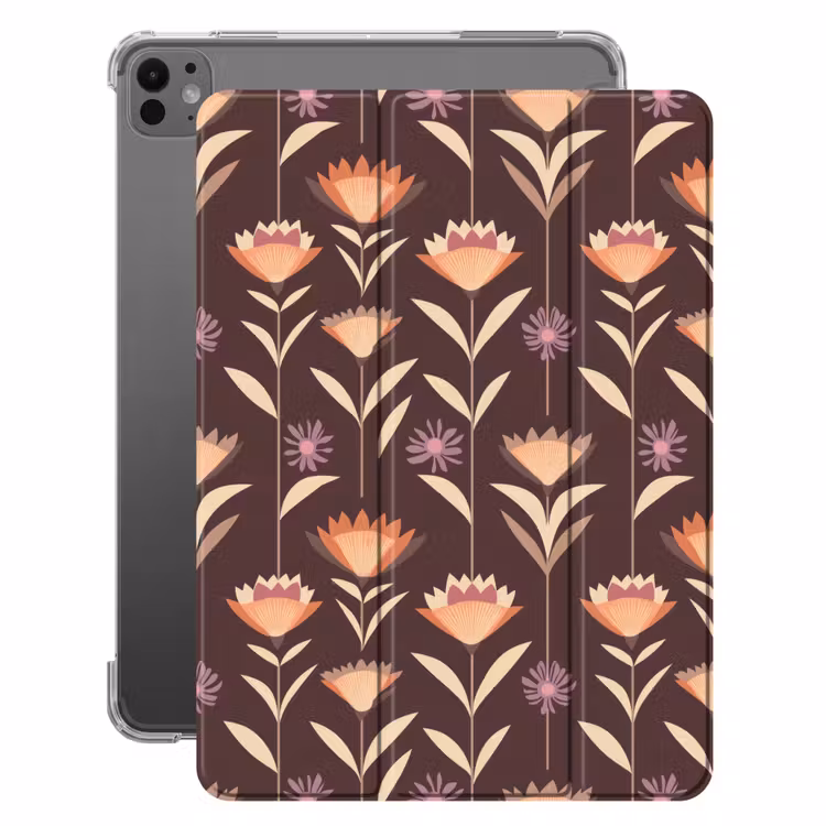 iPad-Hülle - Elegant - Retro - Braun — 1