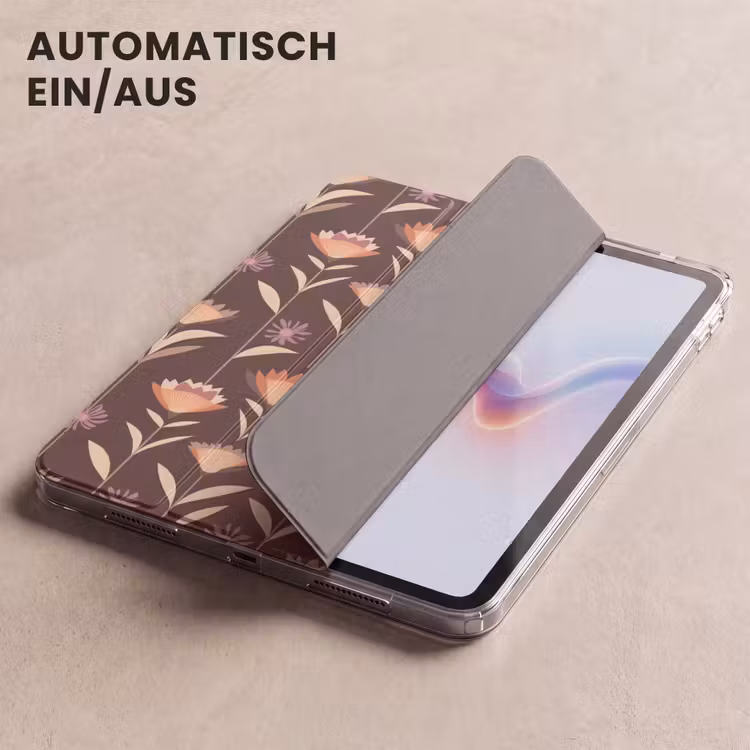 iPad-Hülle - Elegant - Retro - Braun — 5