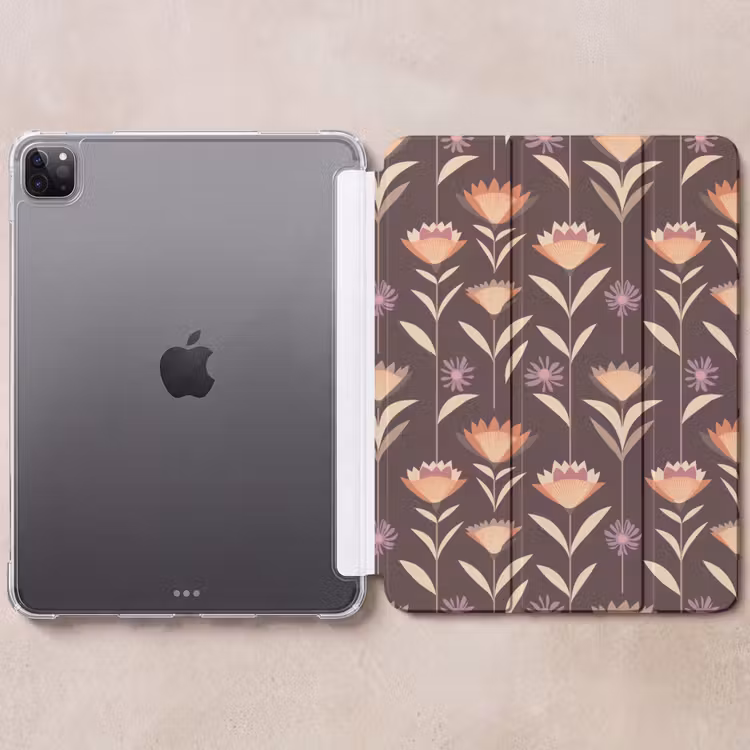 iPad-Hülle - Elegant - Retro - Braun — 6