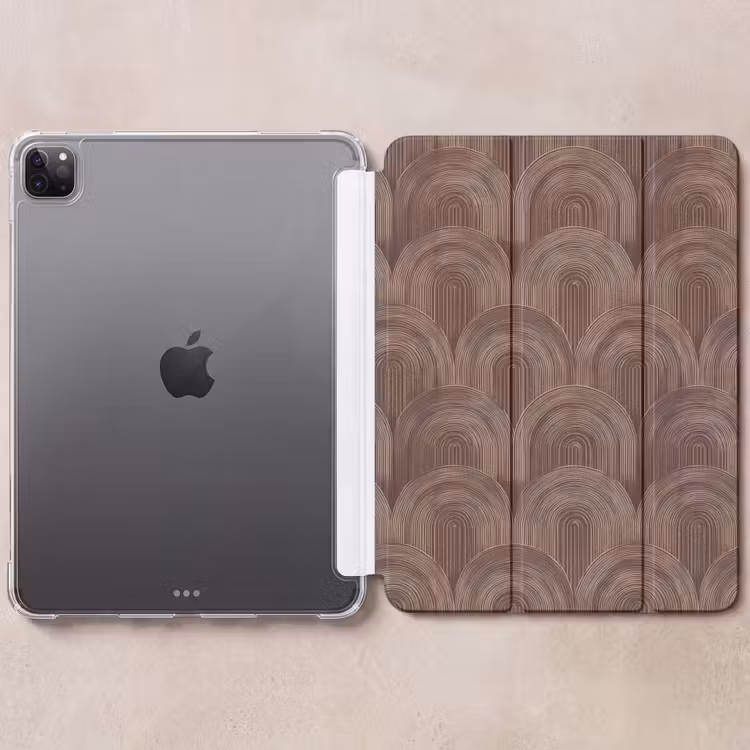 iPad-Hülle - Rhythmic - Aufschlag - Braun — 6