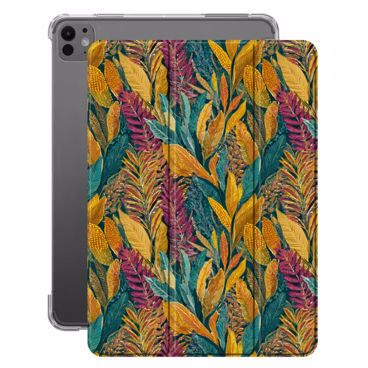 iPad-Hülle - Tropisch - Botanisch - Gemustert - Farbenfroh - Exotisch — 1