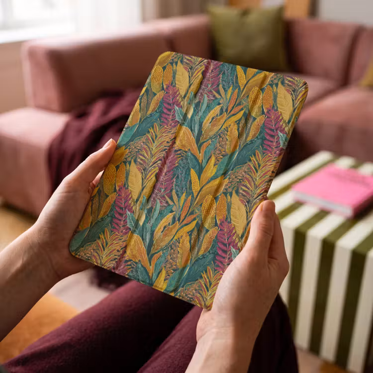 iPad-Hülle - Tropisch - Botanisch - Gemustert - Farbenfroh - Exotisch — 4