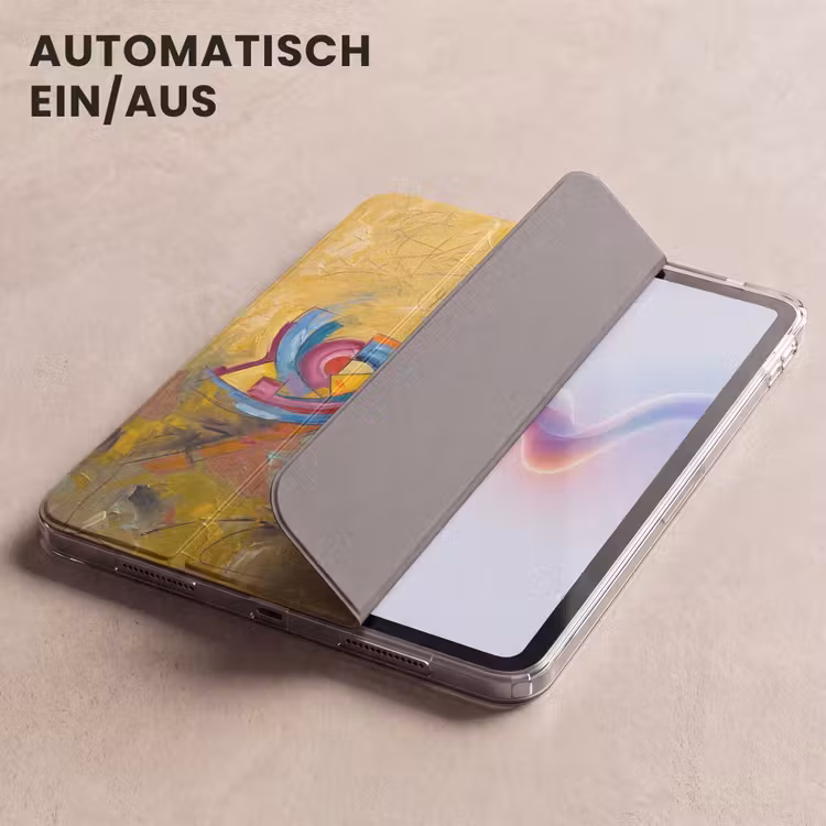 iPad-Hülle - Abstrakt - Kreise - Malerei - Bunt - Dynamisch — 5