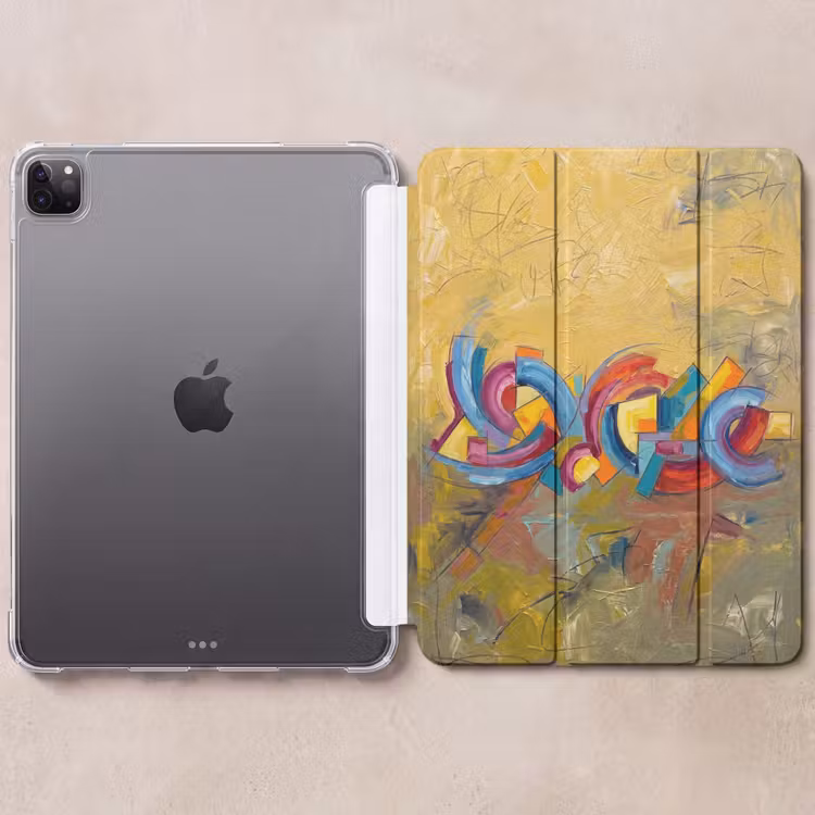 iPad-Hülle - Abstrakt - Kreise - Malerei - Bunt - Dynamisch — 6