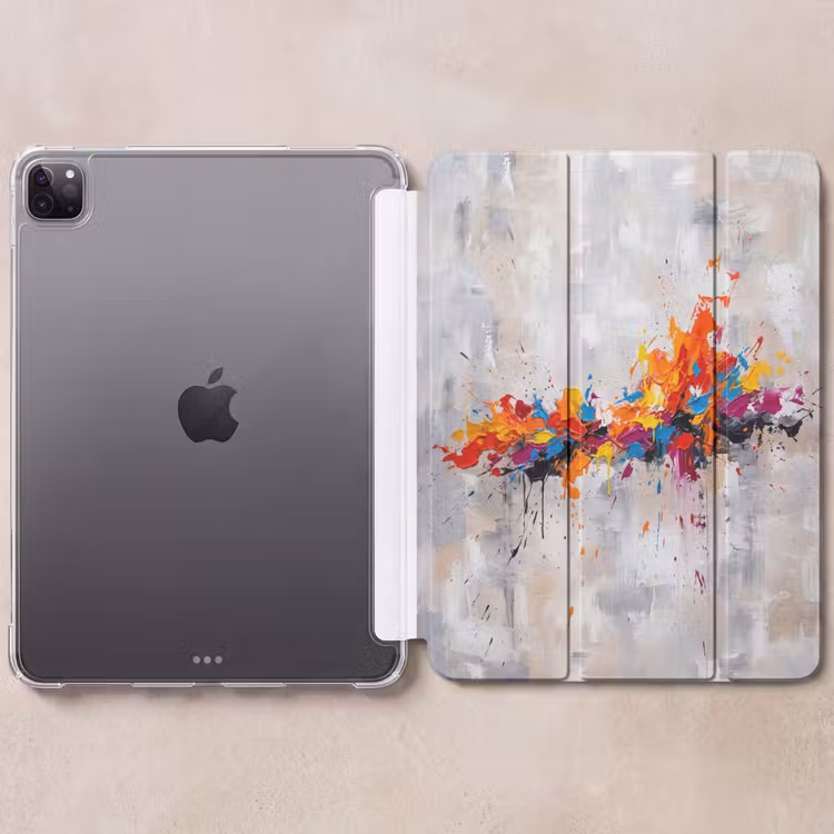 iPad-Hülle - Abstrakt - Malerei - Farbenfroh - Dynamisch — 6