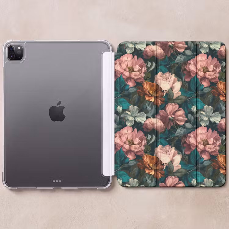 iPad-Hülle - Blumen - Landschaftlich - Muster - Rosa — 6