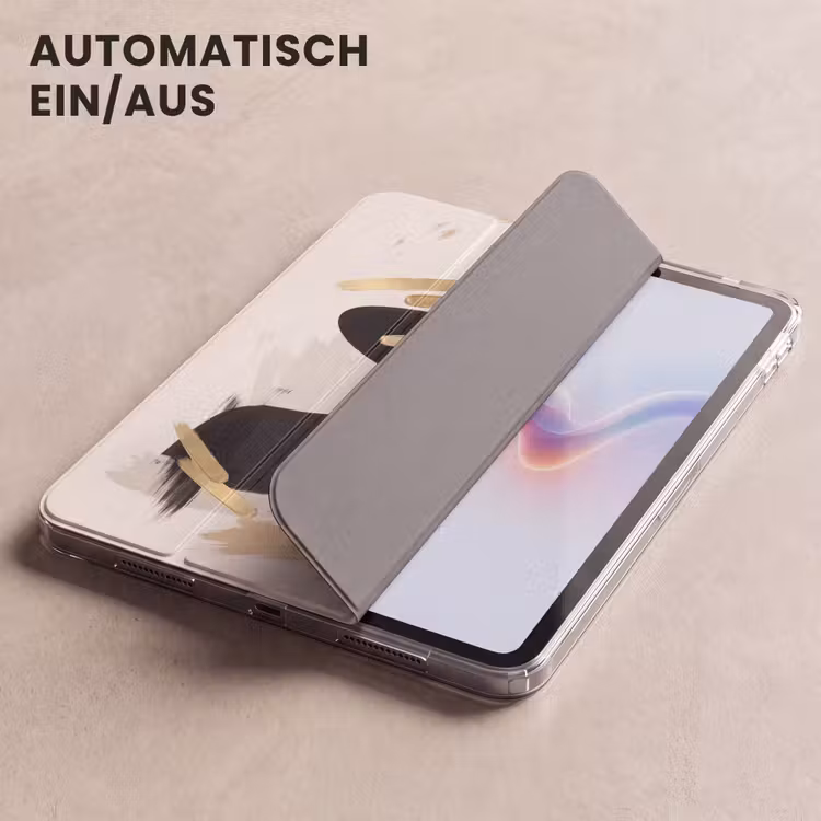 iPad-Hülle - Frau - Porträt - Modern - Gold - Kunst — 5