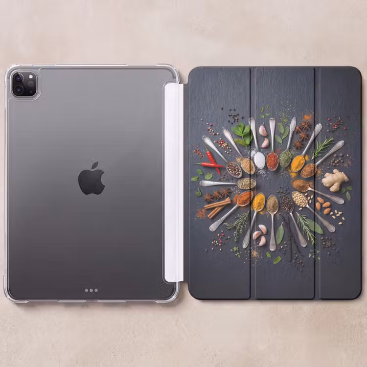 iPad-Hülle - Gewürze - Löffel - Kulinarisch - Farbenfroh - Stimmungsvoll — 6