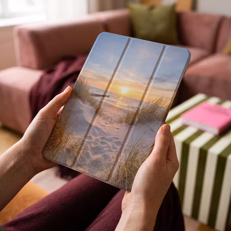 iPad-Hülle - Strand - Sonnenuntergang - Natur - Landschaft — 4
