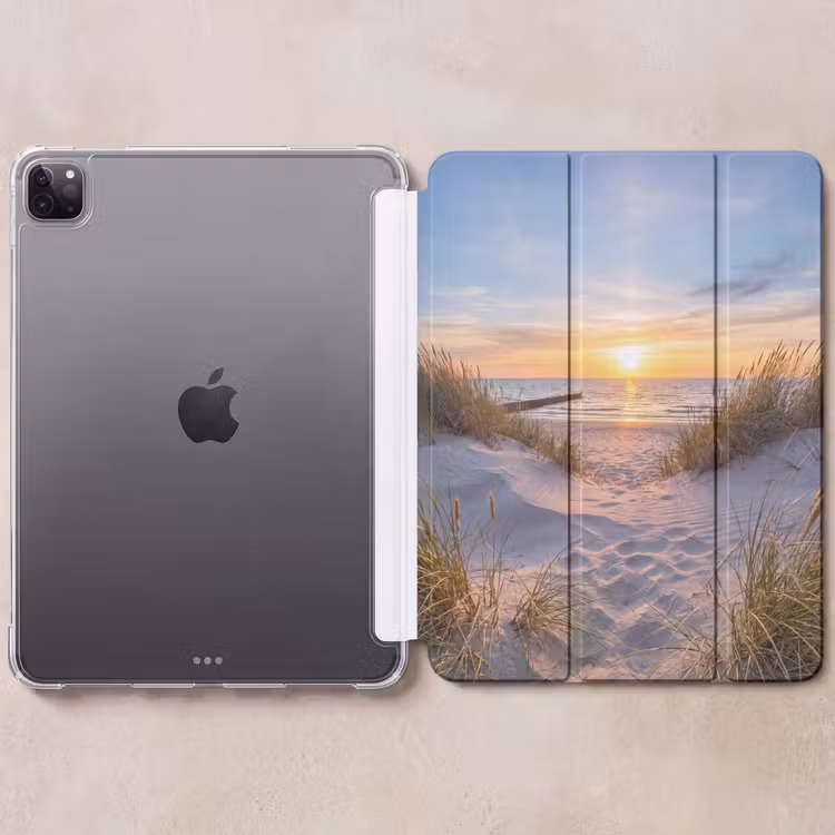 iPad-Hülle - Strand - Sonnenuntergang - Natur - Landschaft — 6