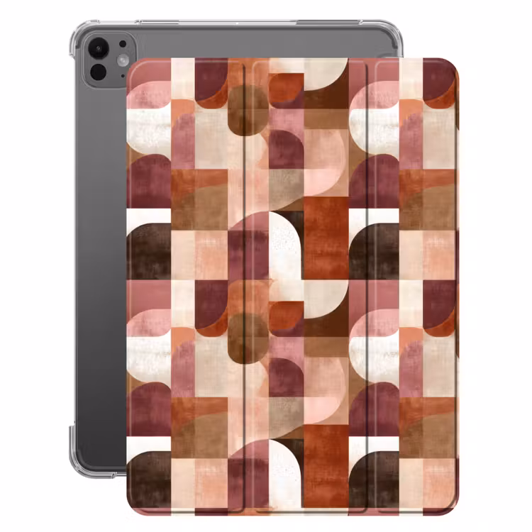 iPad-Hülle - Geometrie - Modern - Retro — 1