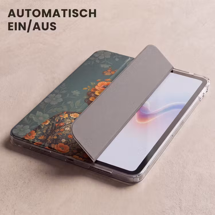 iPad-Hülle - Porträt - Frau - Farbenfroh - Ausdrucksstark — 5