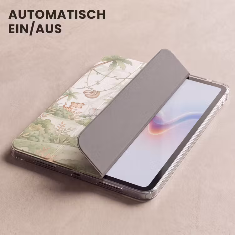 iPad-Hülle - Tiere - Dschungel - Pastell — 5
