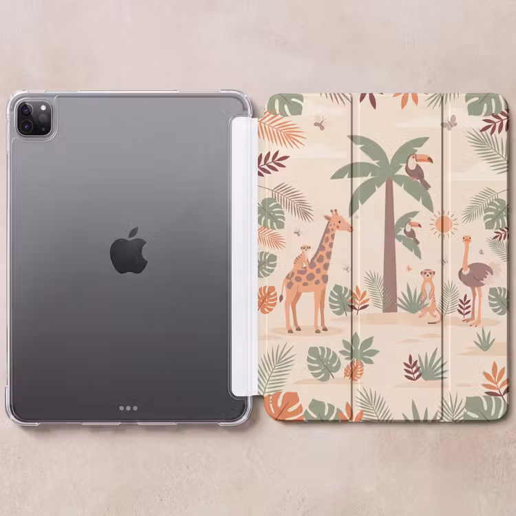 iPad-Hülle - Tiere - Tropisch - Safari - Farbenfroh — 6