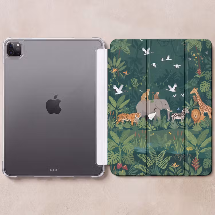 iPad-Hülle - Tropisch - Dschungel - Grün — 6