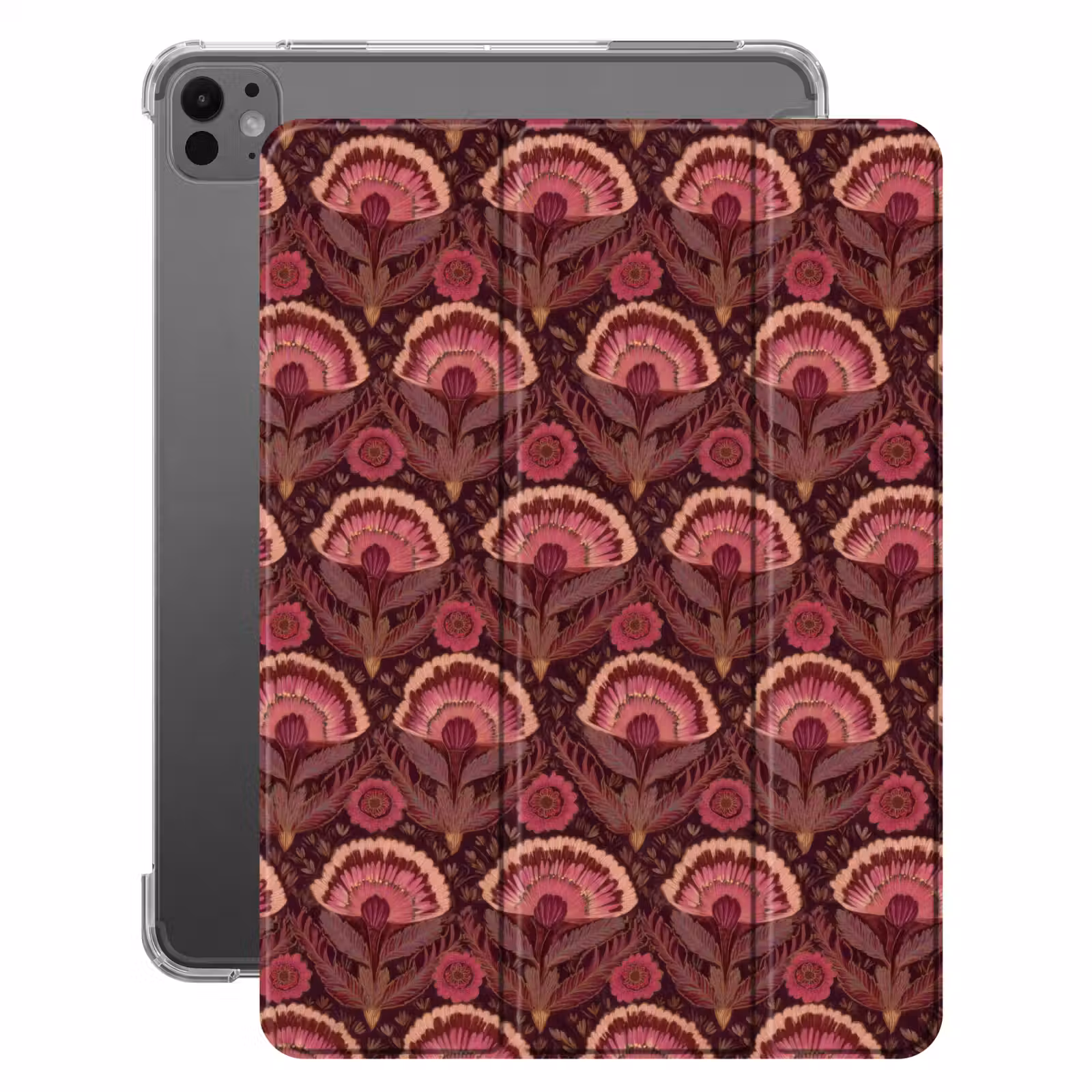 iPad-Hülle - Antiquitäten - Blumen - Farbenfroh — 1