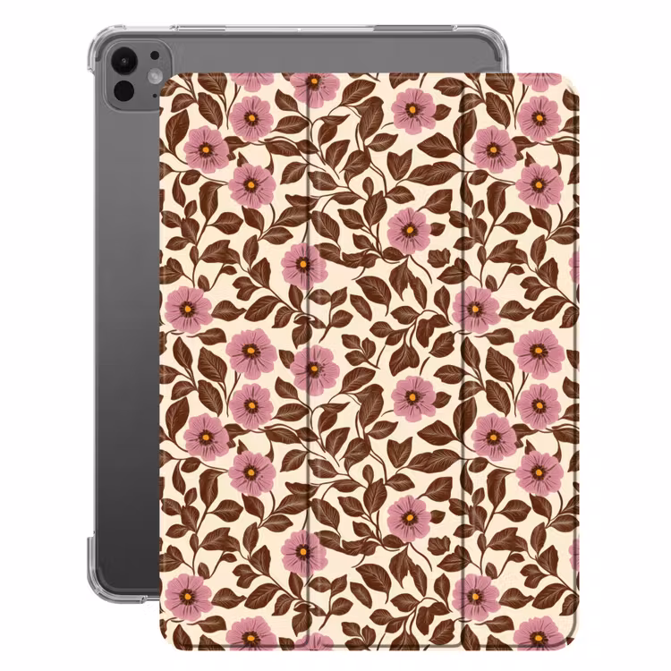 iPad-Hülle - Blumen - Blätter - Farbenfroh — 1