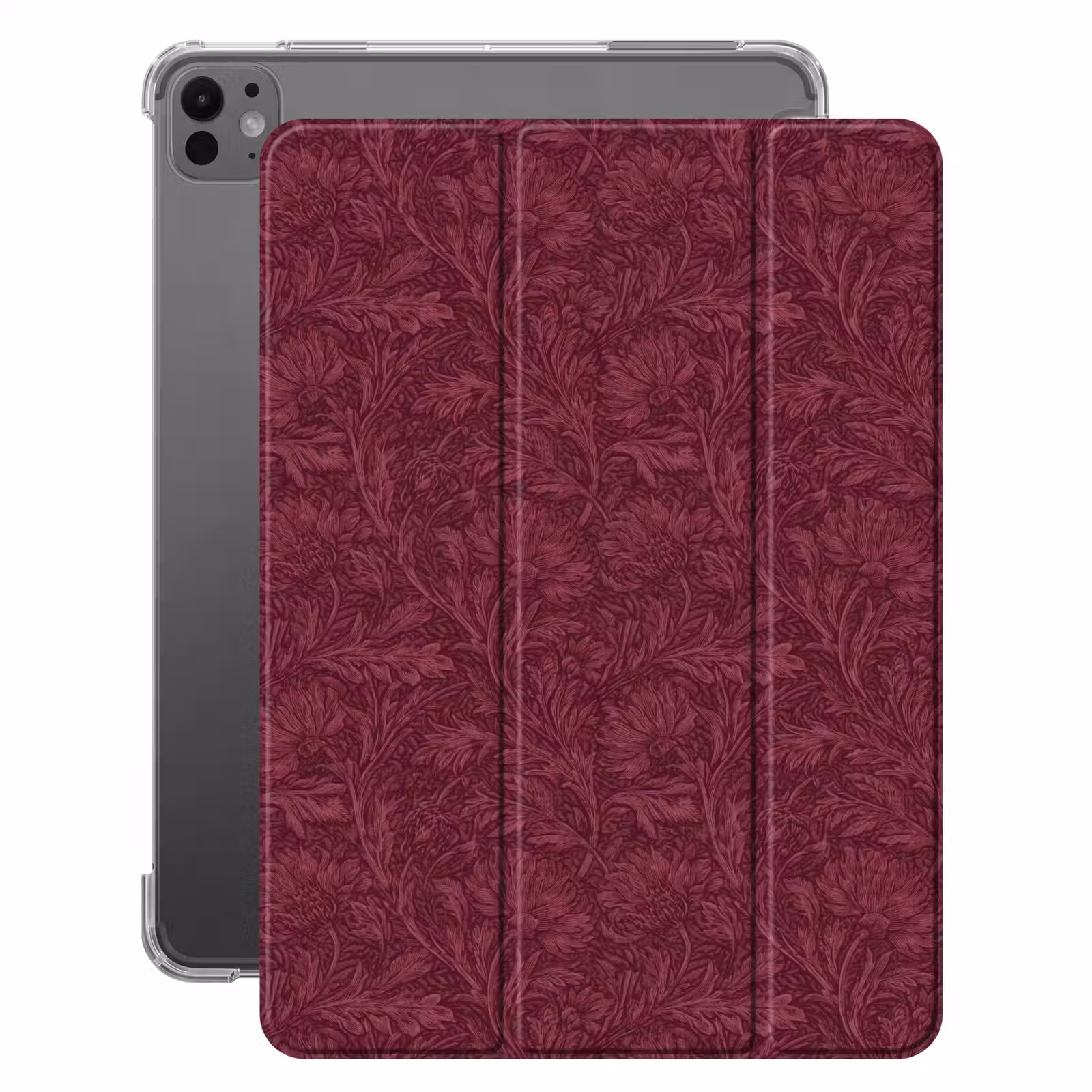 iPad-Hülle - Blätter - Muster - Lila — 1