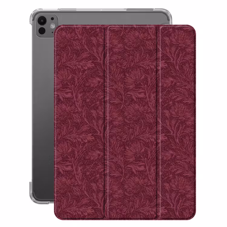 iPad-Hülle - Blätter - Muster - Lila — 1