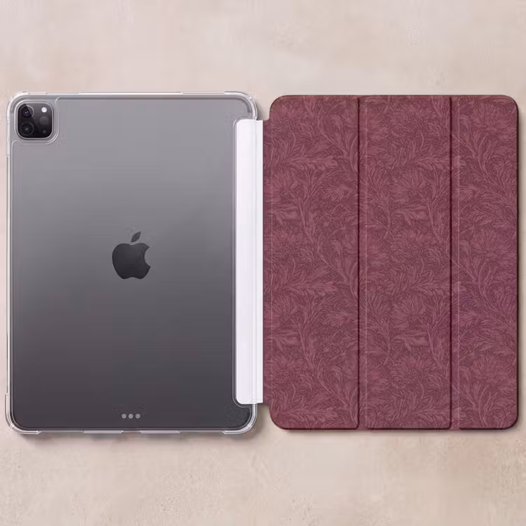 iPad-Hülle - Blätter - Muster - Lila — 6