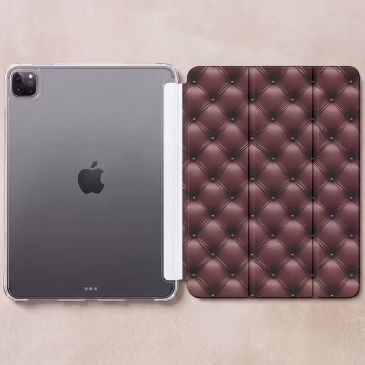 iPad-Hülle - Leder - Muster - Bordeaux — 6
