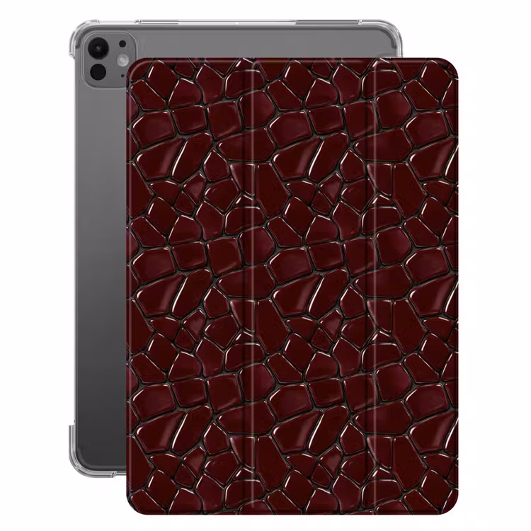 iPad-Hülle - Mosaik - Fliese - Burgunderrot — 1