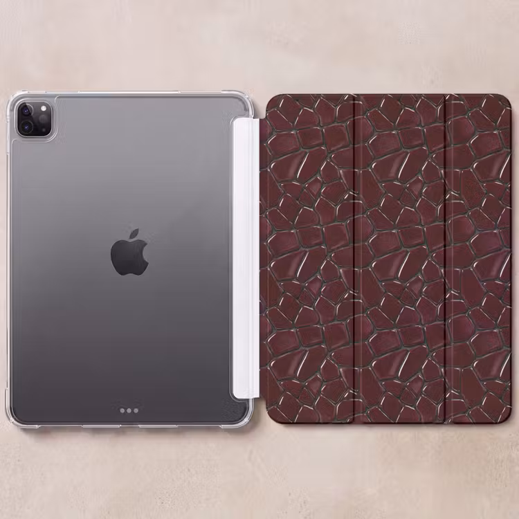iPad-Hülle - Mosaik - Fliese - Burgunderrot — 6