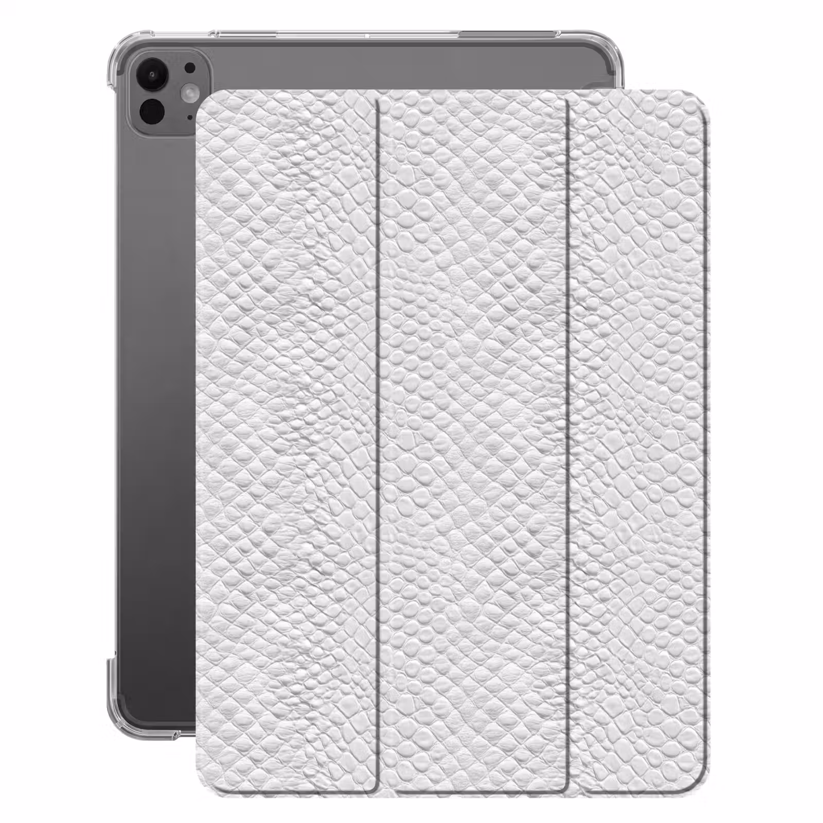 iPad-Hülle - Schlange - Muster - Weiß — 1